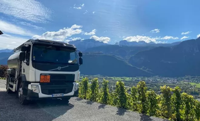 Véhicules de transports de carburants, La vallée de l'Arve Vougy Transports